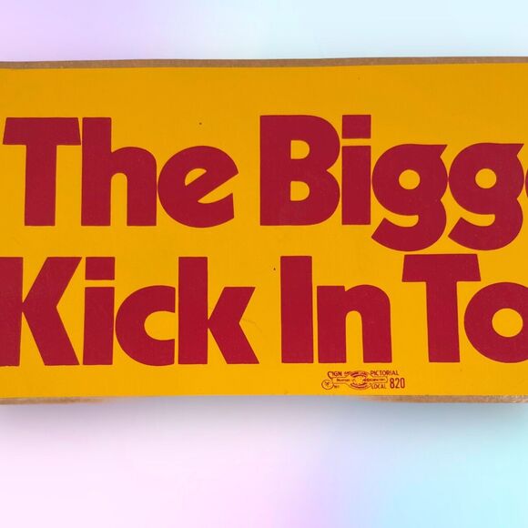 Vintage Memphis Rogues Soccer Team Bumper Sticker “The Biggest Kick in Town” - Picture 5 of 6